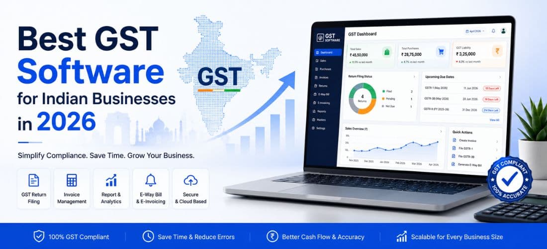 Best GST Software for Indian Businesses in 2026