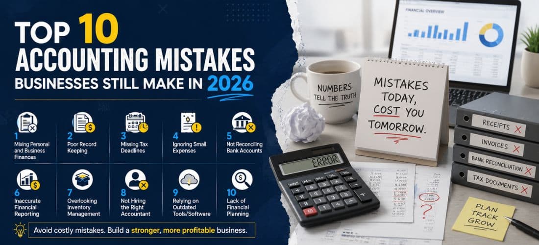 Top 10 Accounting Mistakes Businesses Still Make in 2026