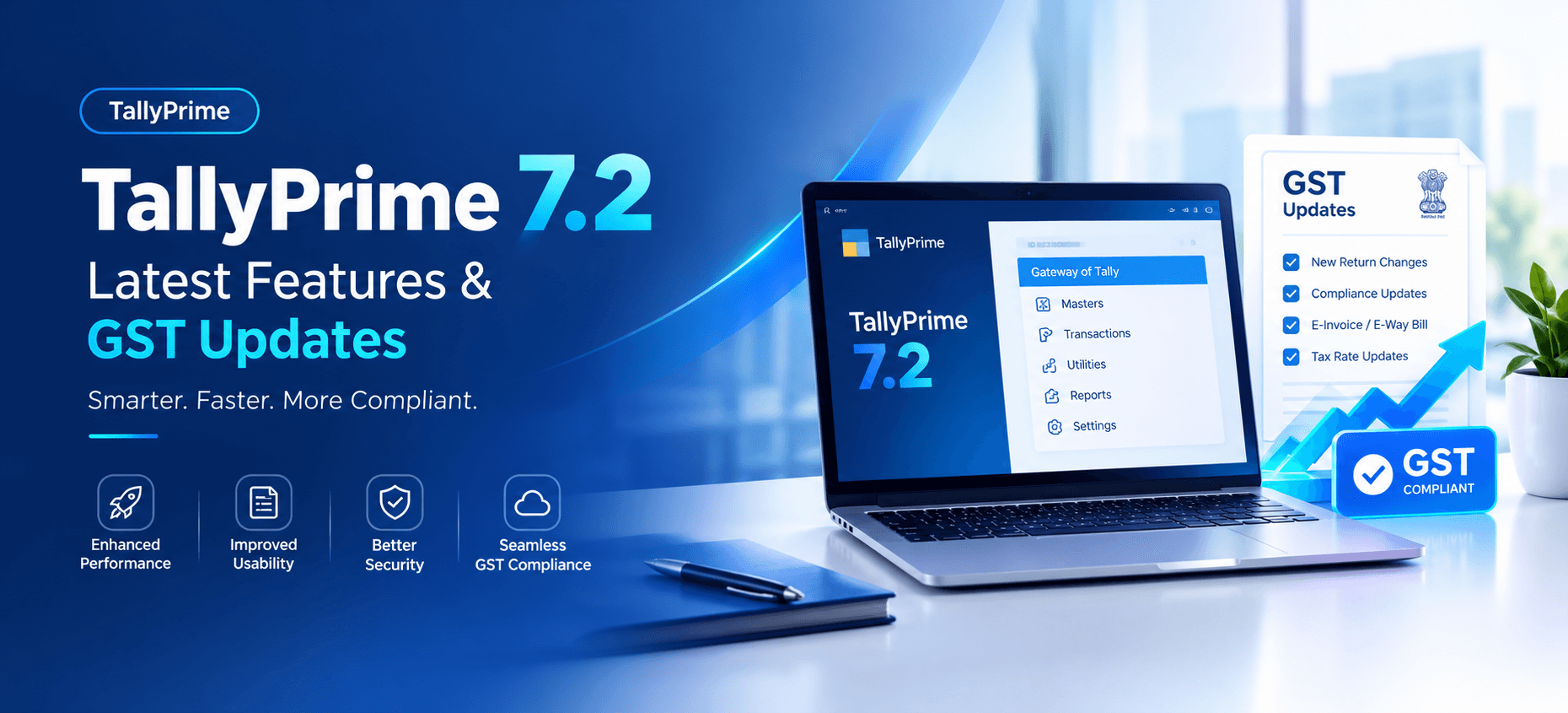 TallyPrime 7.2: Latest Features & GST Updates