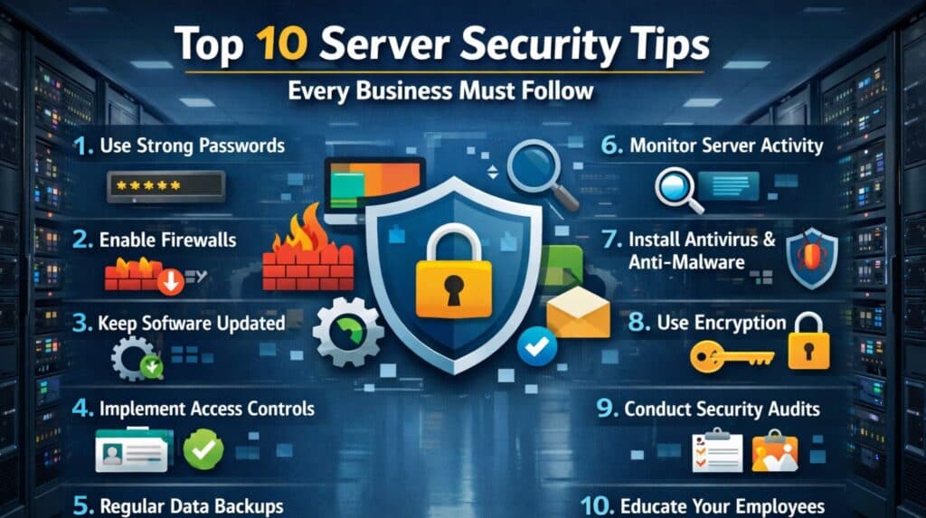 Top 10 Server Security Tips Every Business Must Follow