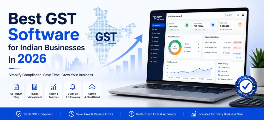 Best GST Software for Indian Businesses in 2026