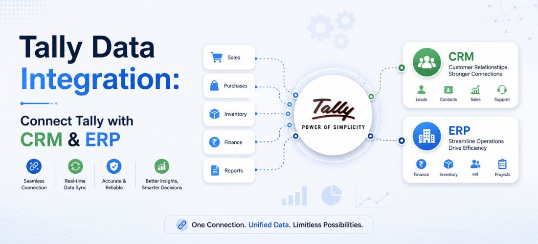 Tally Data Integration: Connect Tally with CRM & ERP