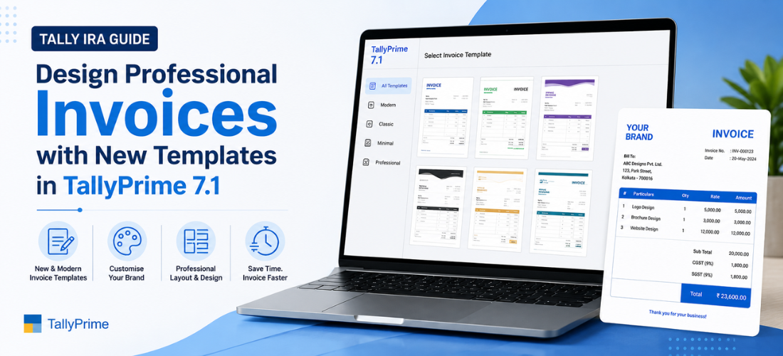 Tally IRA Guide | AI Reports & Invoice Templates in TallyPrime 7.1